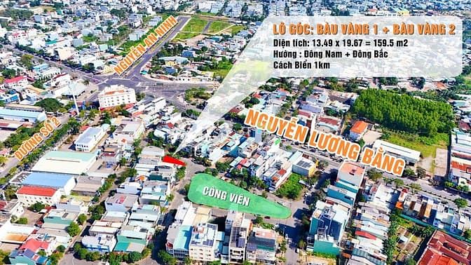 Bán lô góc KDC Quang Thành 3B quận Liên Chiểu 159.5m² - Đầu tư sinh lời!