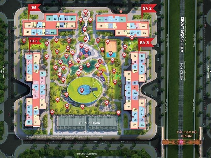 Căn hộ 2 phòng ngủ 64m² Vinhomes Smart City - Bán gấp giá 3.59 tỷ