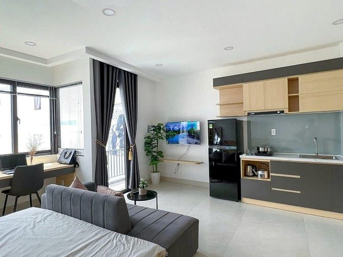 Căn hộ studio Nguyễn Cửu Vân 40m² giá 13 triệu - Sẵn sàng vào ở!