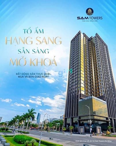 Căn hộ Sam Tower Đà Nẵng 68m² giá 4.8 tỷ - Sở hữu lâu dài, view sông hoàn hảo!