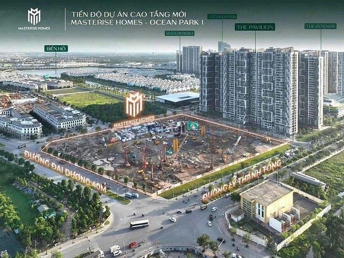 Chung cư cao cấp Masterise The Lake Gia Lâm 55m² giá 3.7 tỷ - Cơ hội đầu tư tuyệt vời!