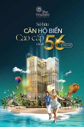 Căn hộ The 6Naturo 75m² giá 4.6 tỷ - Cơ hội hiếm tại biển Mỹ Khê!