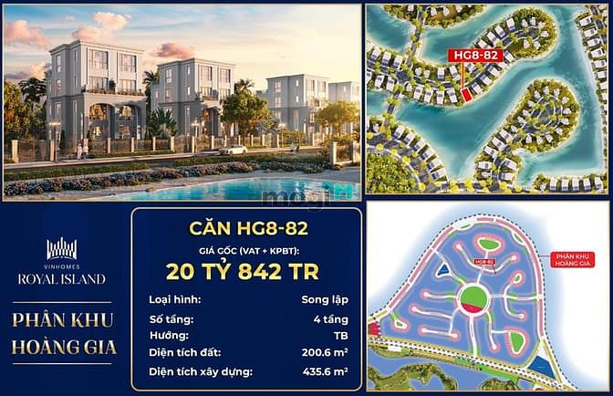 Biệt thự song lập Vinhomes Vũ Yên 200,6m² giá 20.8 tỷ - Cơ hội đầu tư độc đáo!