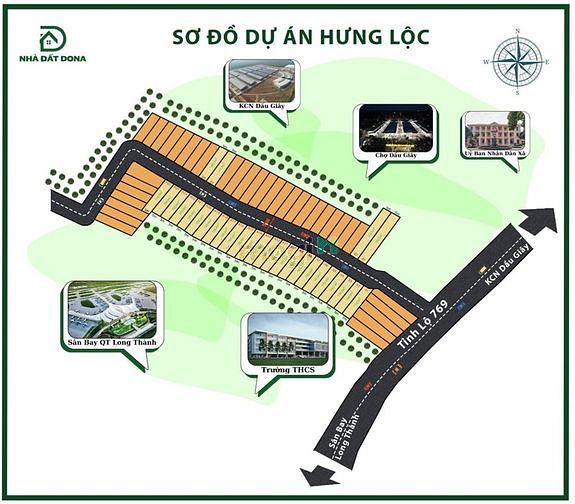 Đất nền KDC Hưng Lộc Đồng Nai 115m² giá 980 triệu - Đầu tư sinh lời ngay!
