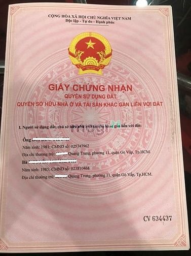 Nhà Sổ Hồng 42/6/5 Đường 35 - Giá 2,5 tỷ - Cơ hội hiếm có!
