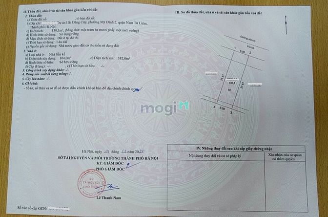 Bán liền kề mặt phố HD Mon, Lê Đức Thọ 130m² - Cơ hội đầu tư tuyệt vời!