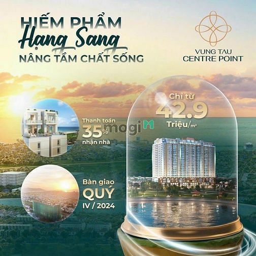 Căn hộ Vũng Tàu Centre Point 72m² giá 3.1 tỷ - Cơ hội đầu tư hấp dẫn!