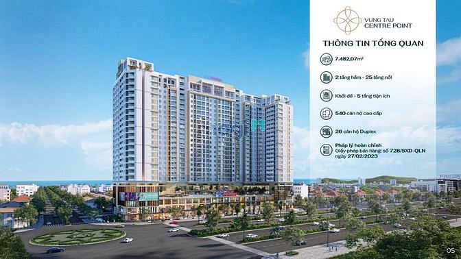 Căn hộ Vung Tau Centre Point 103m² giá 4.5 tỷ - Cơ hội hiếm có!