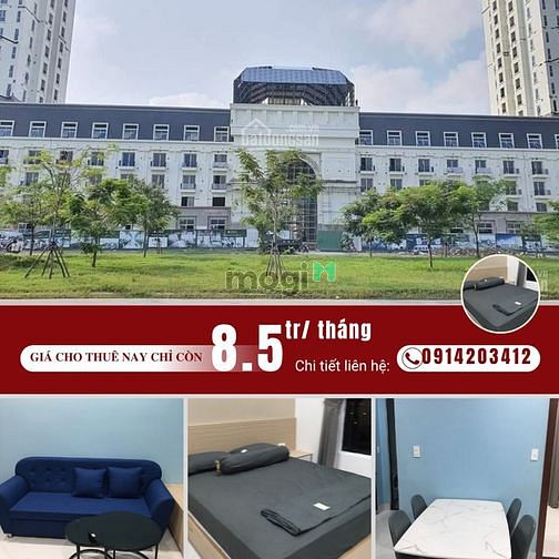 Căn hộ cao cấp The Manor Crown Huế 65m² giá 8.5 triệu - Sẵn sàng vào ở!