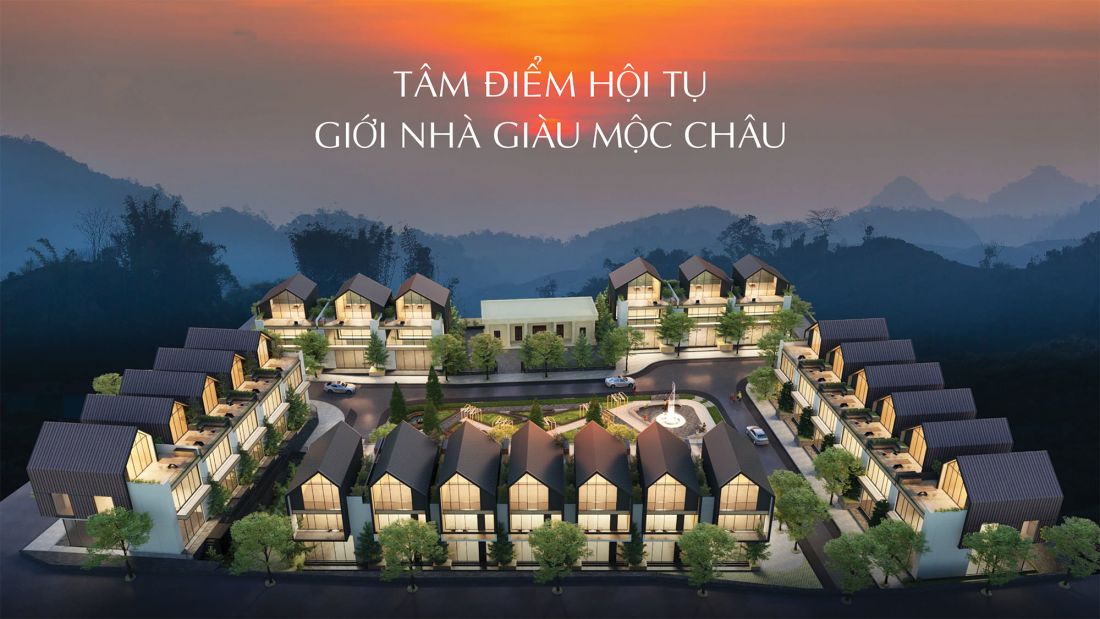 Mộc Châu Central Hill: Dự án nhà phố tại Sơn La