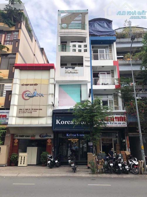 Cho thuê nhà Mặt Tiền Võ Văn Tần, P5, Q3 - 4 x 22m, 6 lầu thang máy - chỉ 85tr/th