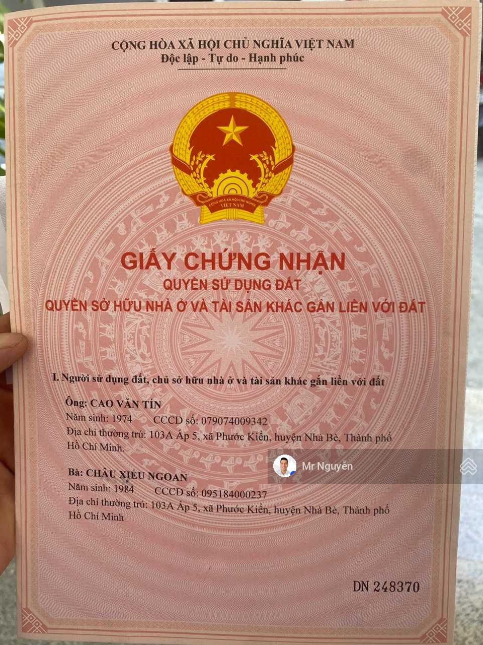 Bán gấp lô đất MT đường D7 lộ giới 14m KDC Phú Mỹ 2, DT: 5x18m - giá 7.8 tỷ