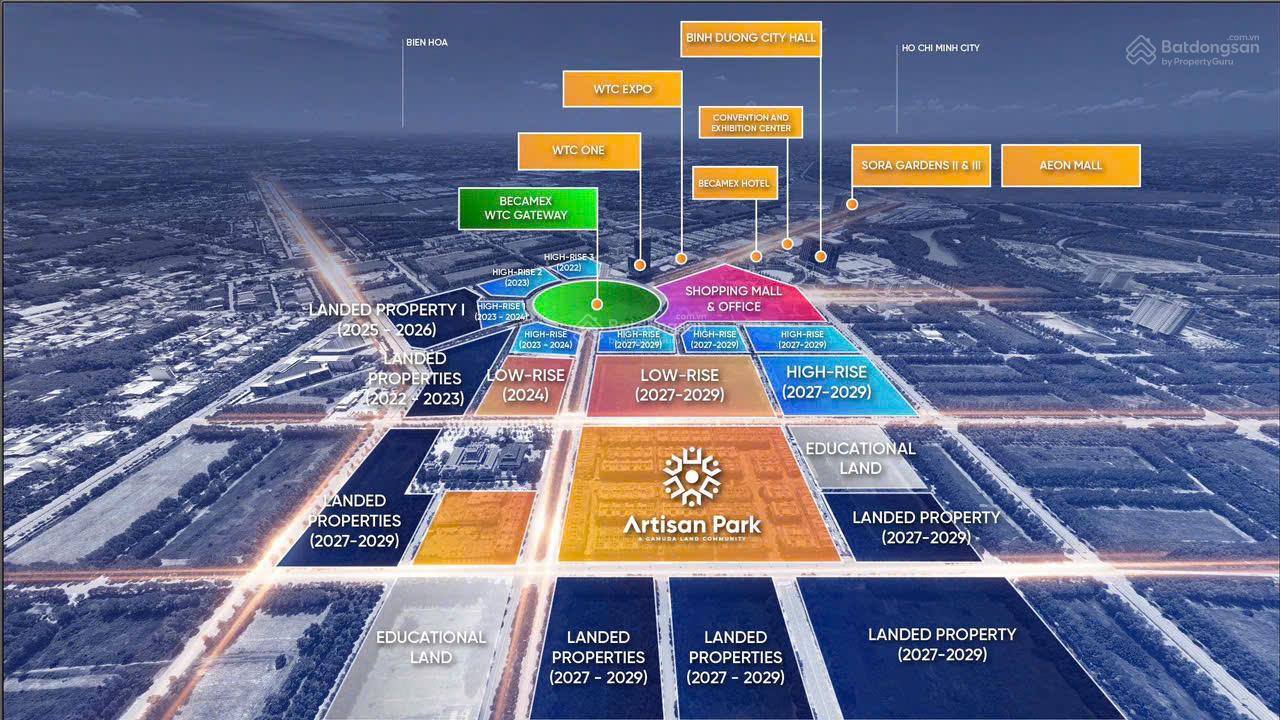 Shophouse Artisan Park Thủ Dầu Một 100m² giá 8.3 tỷ - Cơ hội đầu tư hấp dẫn!