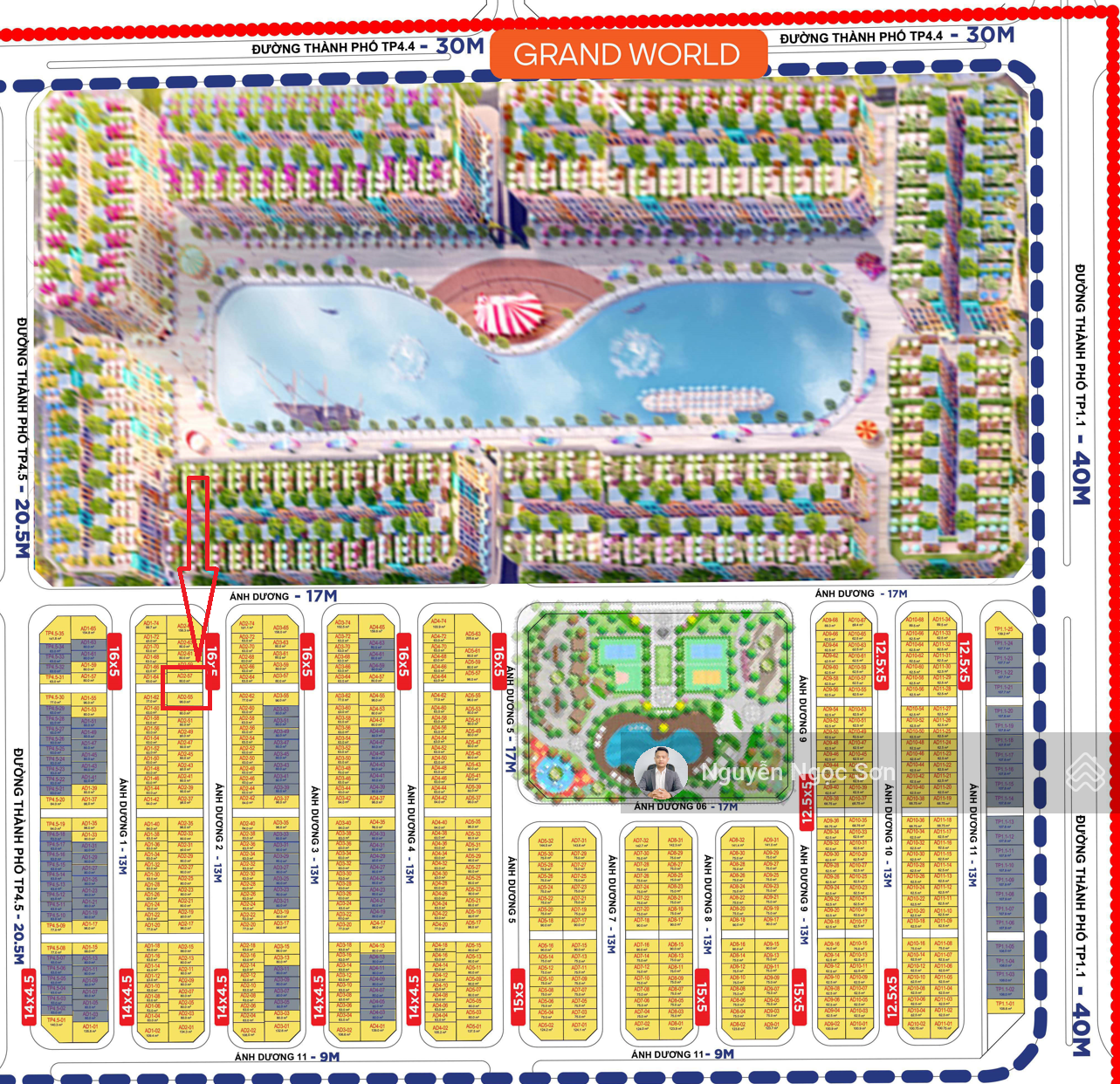 Bán Townhouse AD2-57 cạnh Grand World - 80m² giá 26 tỷ - Vinhomes Cổ Loa