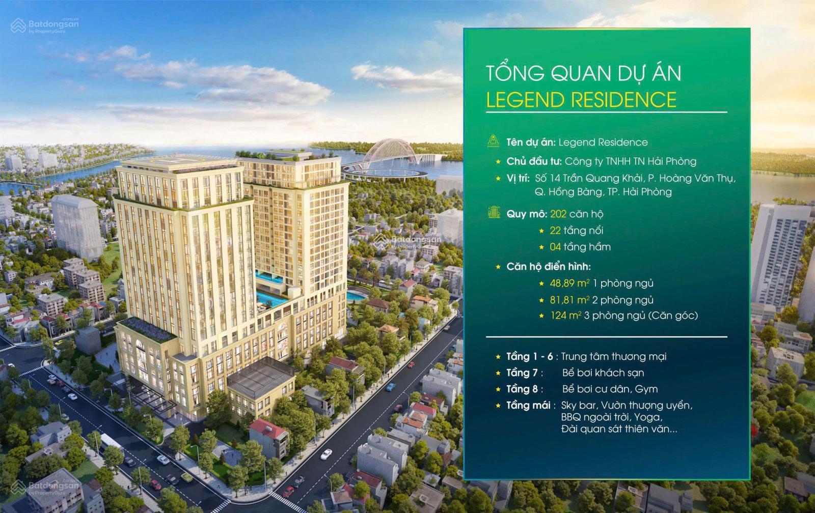 Căn hộ cao cấp 3PN Hilton Hải Phòng 124.35m² giá 6.9 tỷ - Đầu tư sinh lời cao!