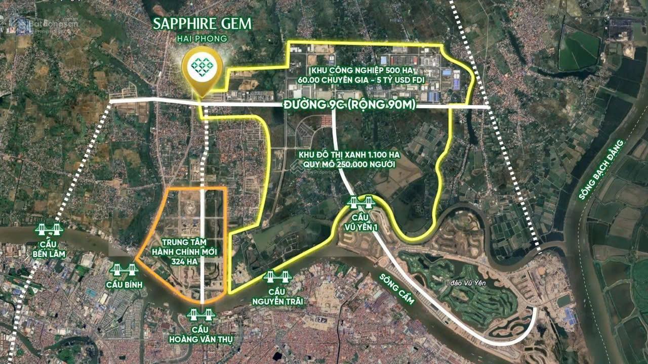 Townhouse Thủy Đường Hải Phòng 331.5m² giá 16.5 tỷ - An ninh 24/24