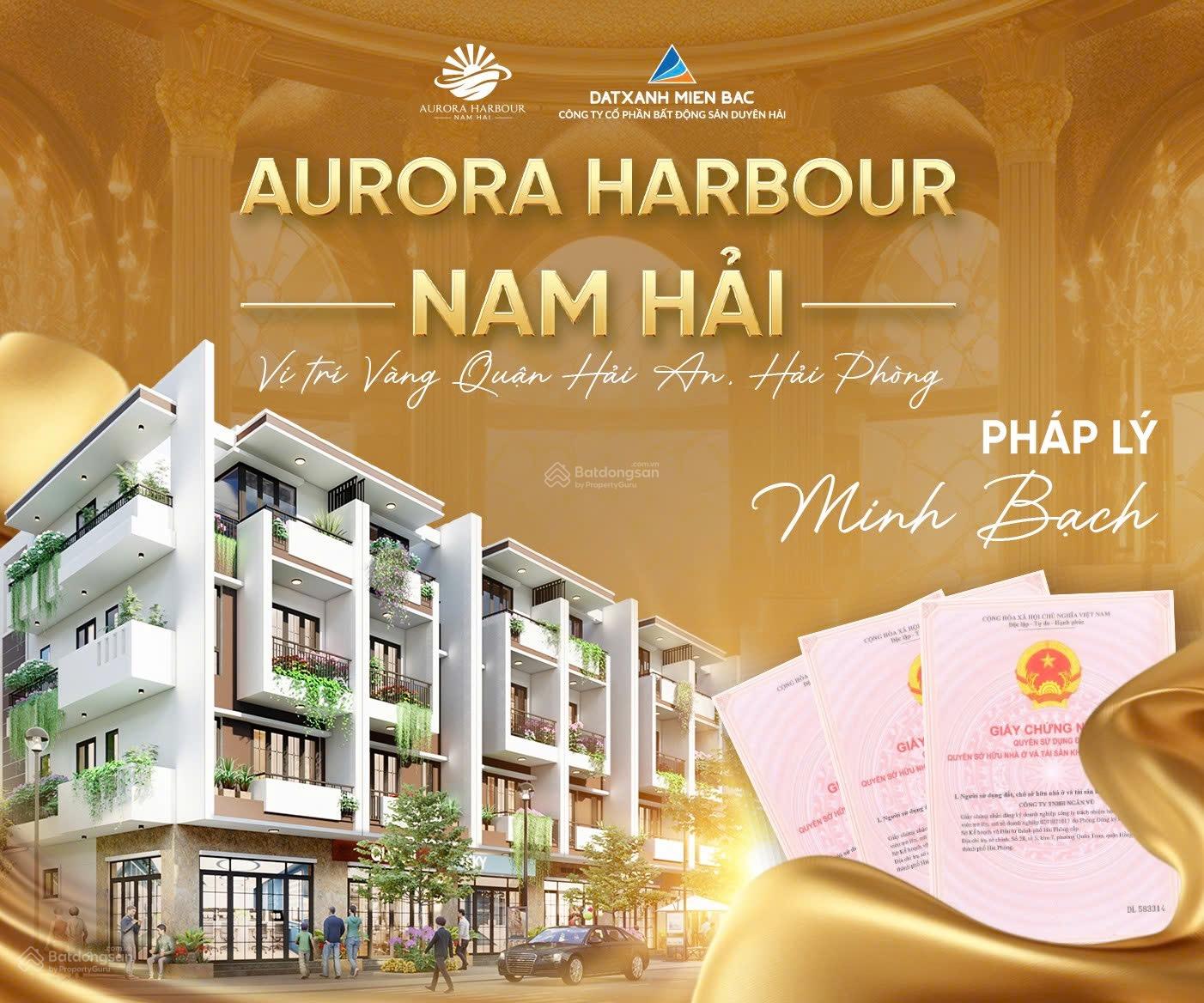 Bán nhà đẹp 4 tầng Aurora Harbour Nam Hải 65m² giá 5.5 tỷ - Cơ hội đầu tư vàng!