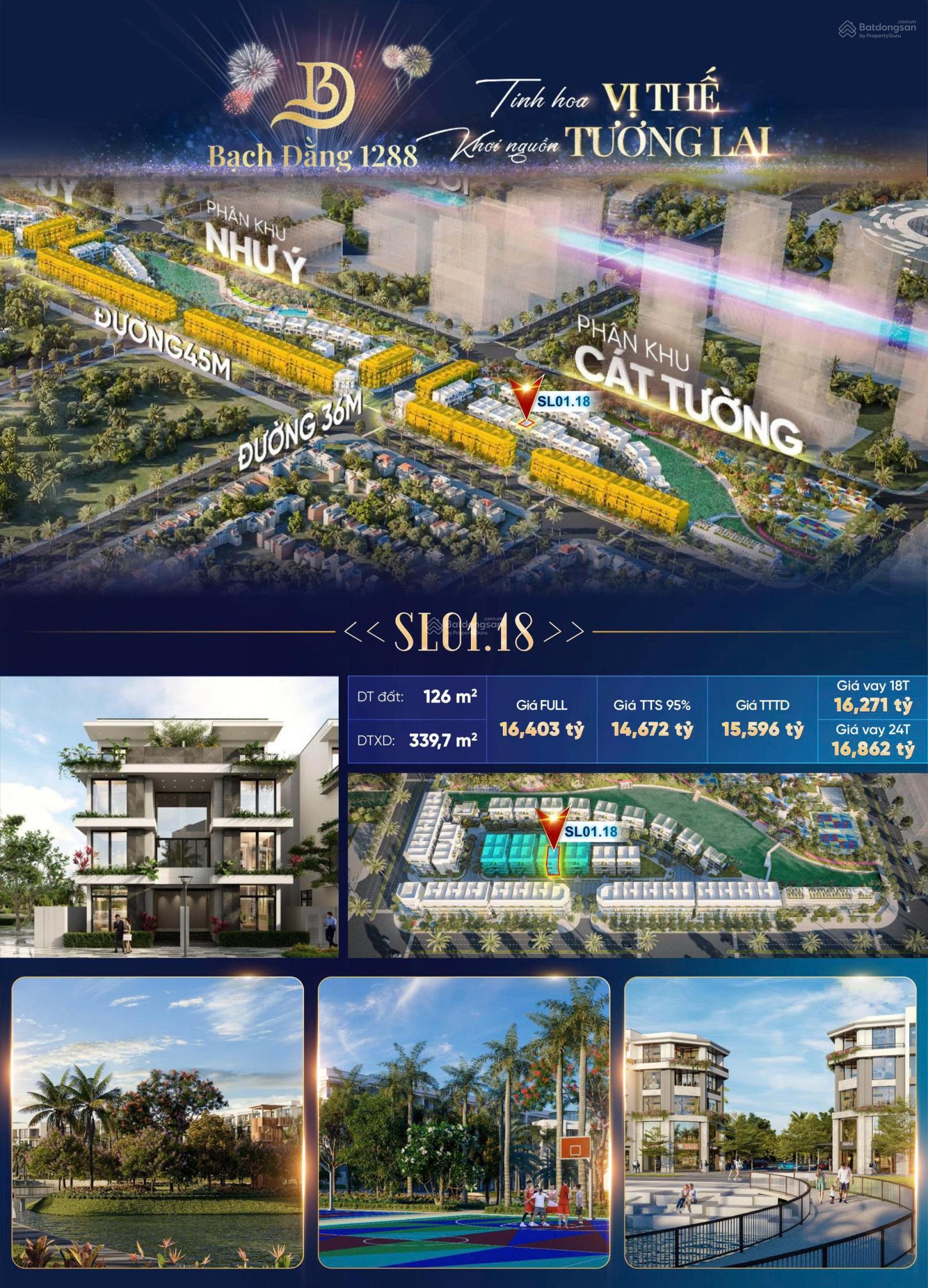 Shophouse Bạch Đằng 1288 Thủy Nguyên Hải Phòng 126m² giá 112 triệu - Cơ hội đầu tư hấp dẫn!