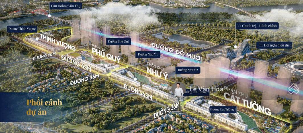 Biệt thự song lập VIP 126m² 4 tầng - Đối diện trung tâm hành chính Hải Phòng