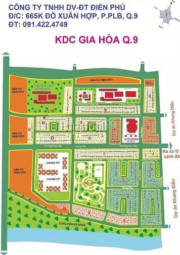 Bán đất mặt tiền đường Nguyễn Đình Thi, KDC Gia Hòa Quận 9, 140m² giá 15.4 tỷ - Cơ hội đầu tư hiếm có!