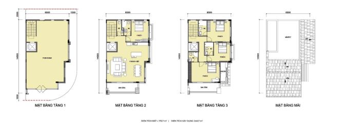 Bán nhà phố 3 tầng 174m² góc 2MT kinh doanh view sông Hàn - VIP Đà Nẵng