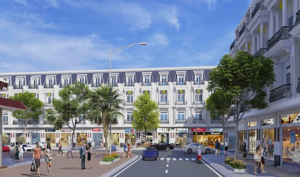 Khu Chợ và Nhà phố liên kế thị xã Bình Minh