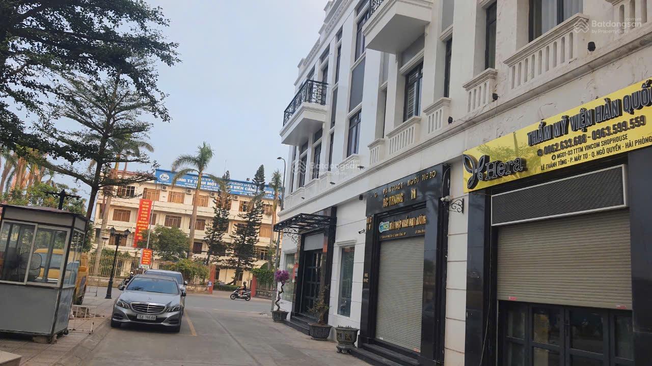 Cho thuê shophouse 5 tầng Vincom Lê Thánh Tông giá chỉ 25 triệu/tháng