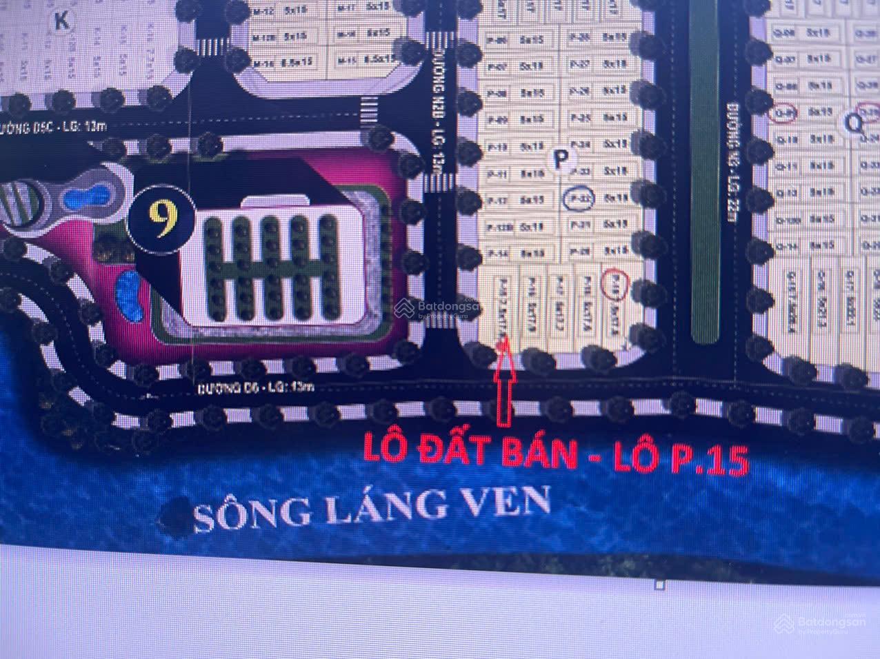 Bán gấp lô đất góc view sông KĐT Sao Vàng 130.2m² chỉ 2.85 tỷ