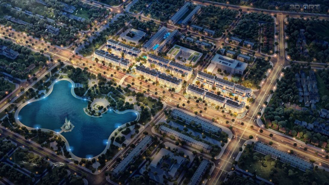 Bán liền kề Avenue Garden 169m² giá 40.56 tỷ - Không gian sống lý tưởng!