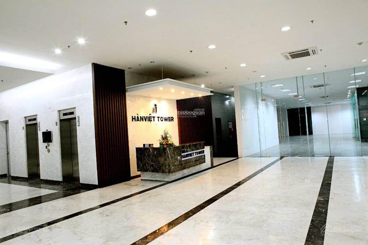 Cho thuê văn phòng Hàn Việt Tower 30m², 55m², 85m², 100m² - Không gian lý tưởng tại Hai Bà Trưng!