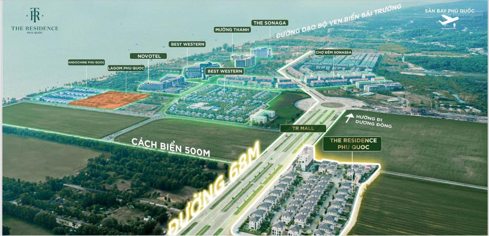 Biệt thự The Residence Phú Quốc 135m² giá 8.74 tỷ - Cơ hội đầu tư đẳng cấp!