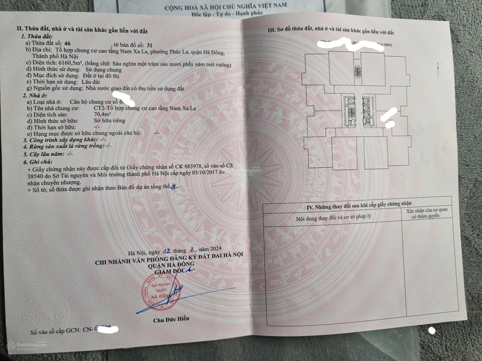 Căn hộ chung cư 70m² giá 3,5 tỷ tại Phúc La, Hà Đông - Cơ hội hiếm có!