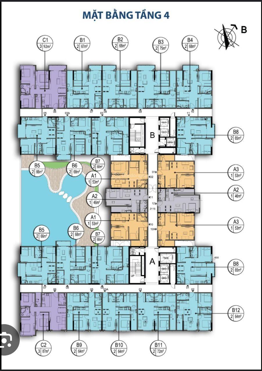 Căn hộ chung cư Lotus Bắc Ninh 53m² giá 3.5 tỷ - Cơ hội đầu tư lý tưởng!