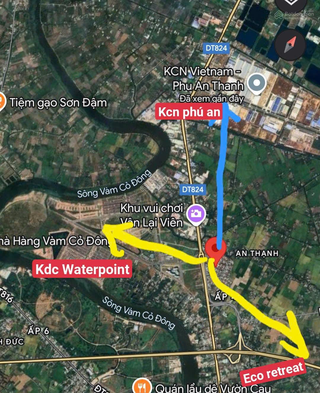 Nền đất 80m² giá 1.85 tỷ - Vị trí đẹp gần chợ Bến Lức