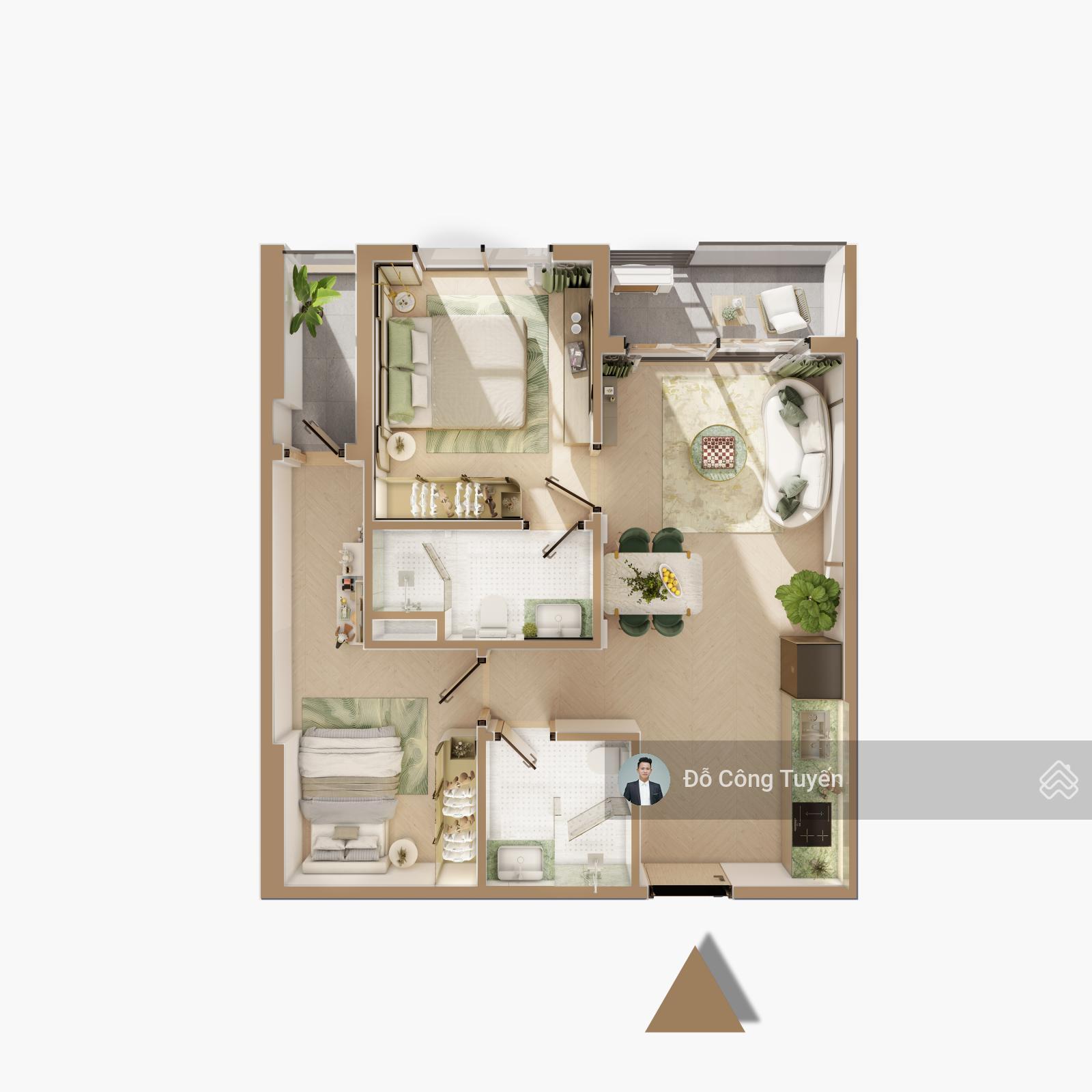 Căn hộ Galia Hà Nội 54.3m² giá 3.8 tỷ - Cơ hội đầu tư hiếm có!