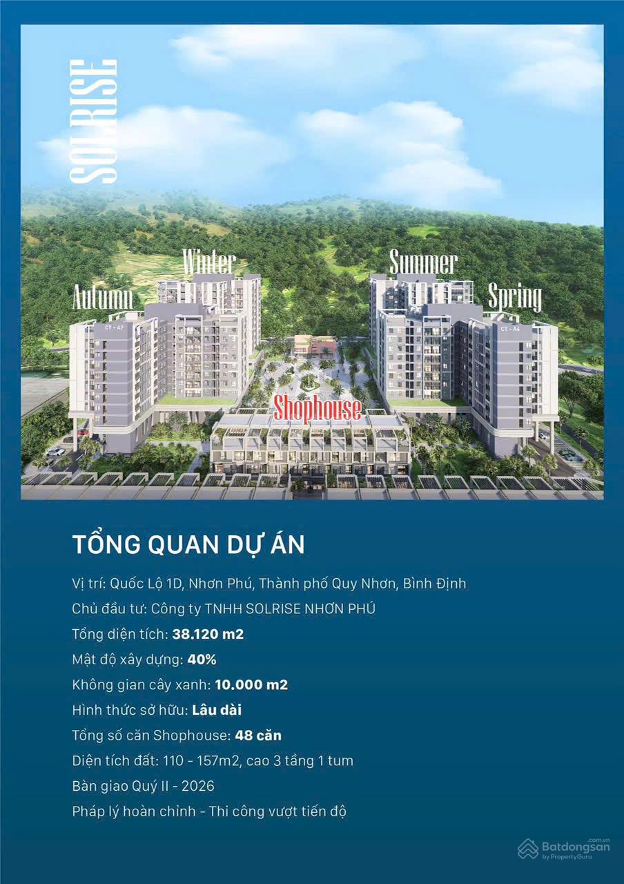 Căn hộ Solrise Nhơn Phú 58m² giá 782 triệu - Cơ hội hiếm có!