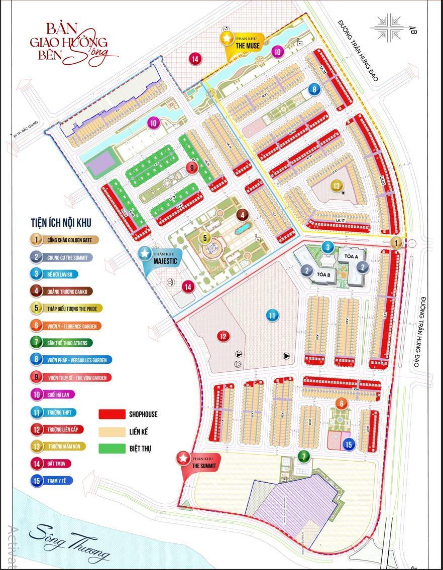 Liền kề Danko Riverside Bắc Giang 92m² giá 7.5 tỷ - Cơ hội đầu tư hấp dẫn!