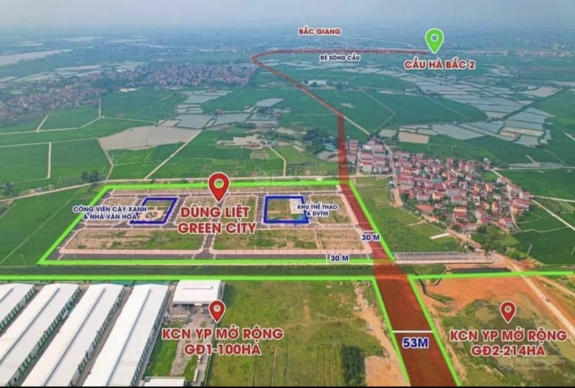 Lô đất sổ đỏ 100m² tại Dũng Liệt, Yên Phong chỉ từ 2.x tỷ - Cơ hội vàng đầu tư!