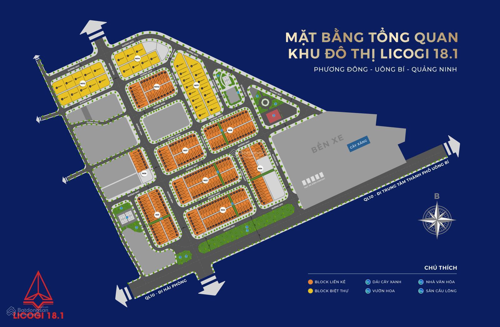 Đất nền dự án Licogi 18.1 100m² giá 1.98 tỷ - Cơ hội đầu tư lý tưởng!