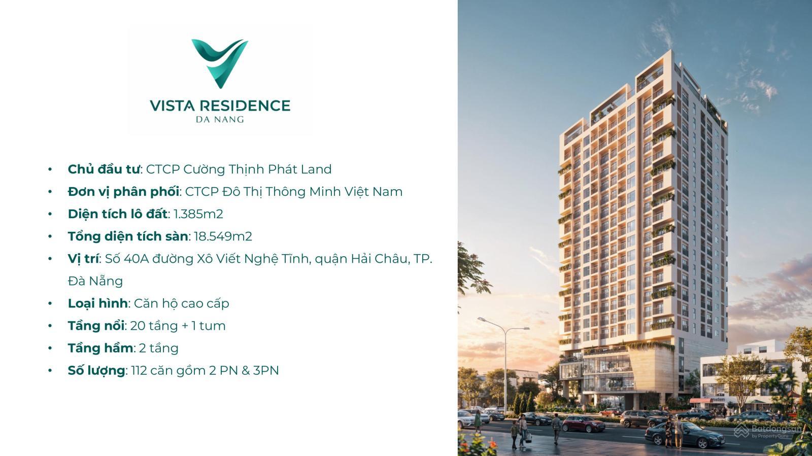 Căn hộ Vista Residence Đà Nẵng 76m² giá 54 triệu/m² - Cơ hội hiếm có!