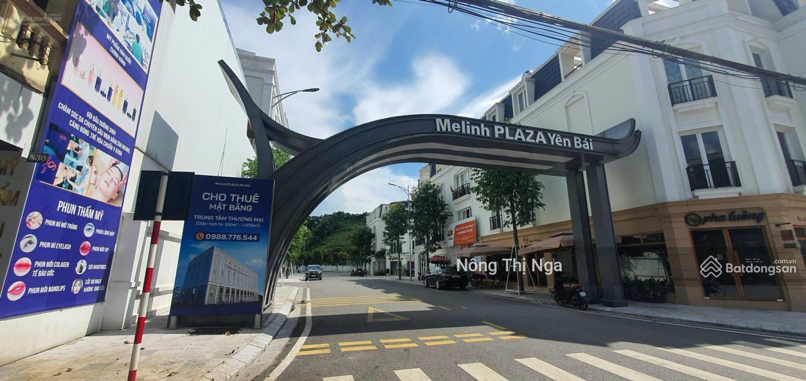 Cho thuê mặt bằng kinh doanh 1000m² Melinh Plaza Yên Bái - Giá tốt chỉ 80 nghìn/m²