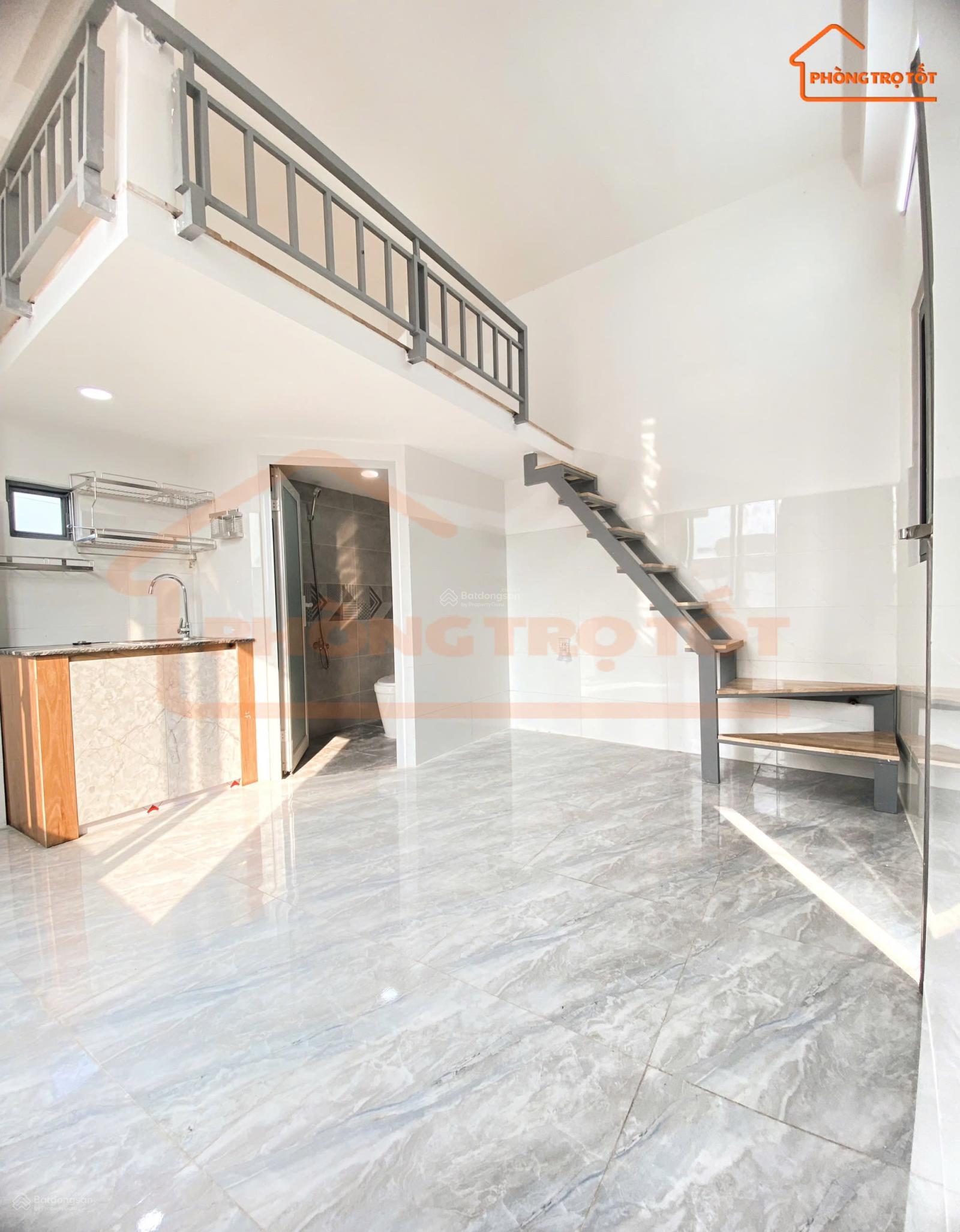 Phòng trọ gác mới 25m² giá 2.7 triệu - Tiện nghi hiện đại