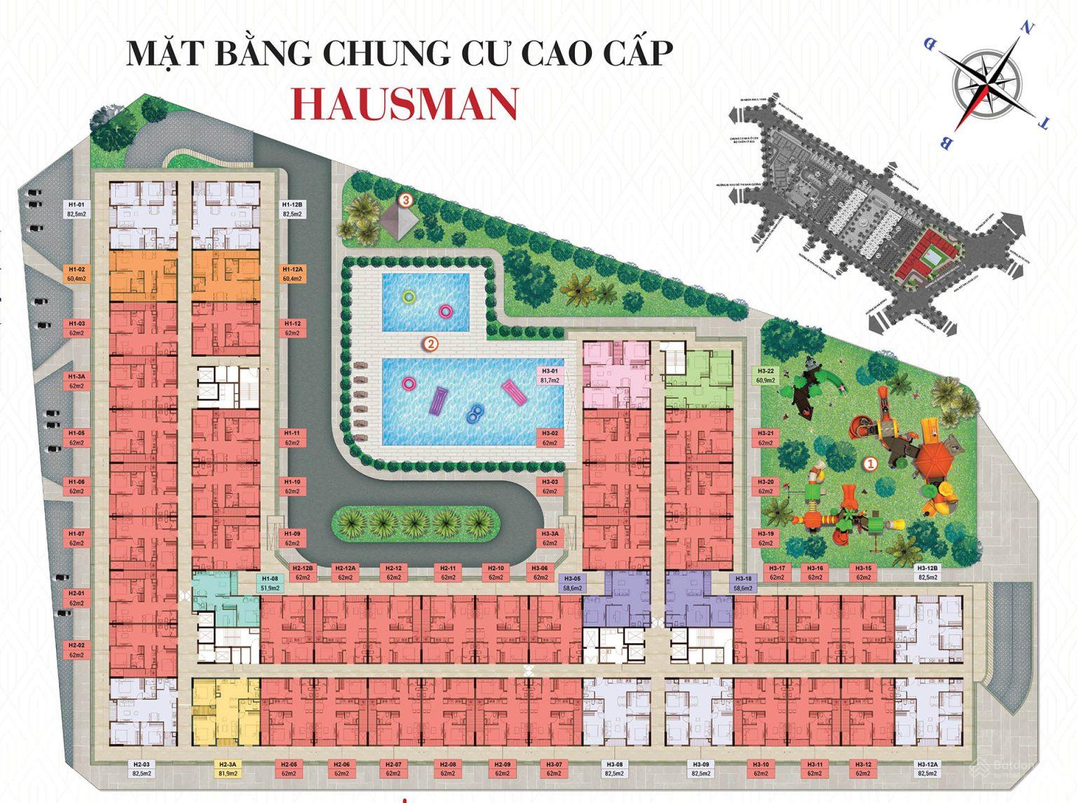 Căn hộ Hausman Premium Residences 63m² giá 5.6 tỷ - Cơ hội đầu tư hấp dẫn!
