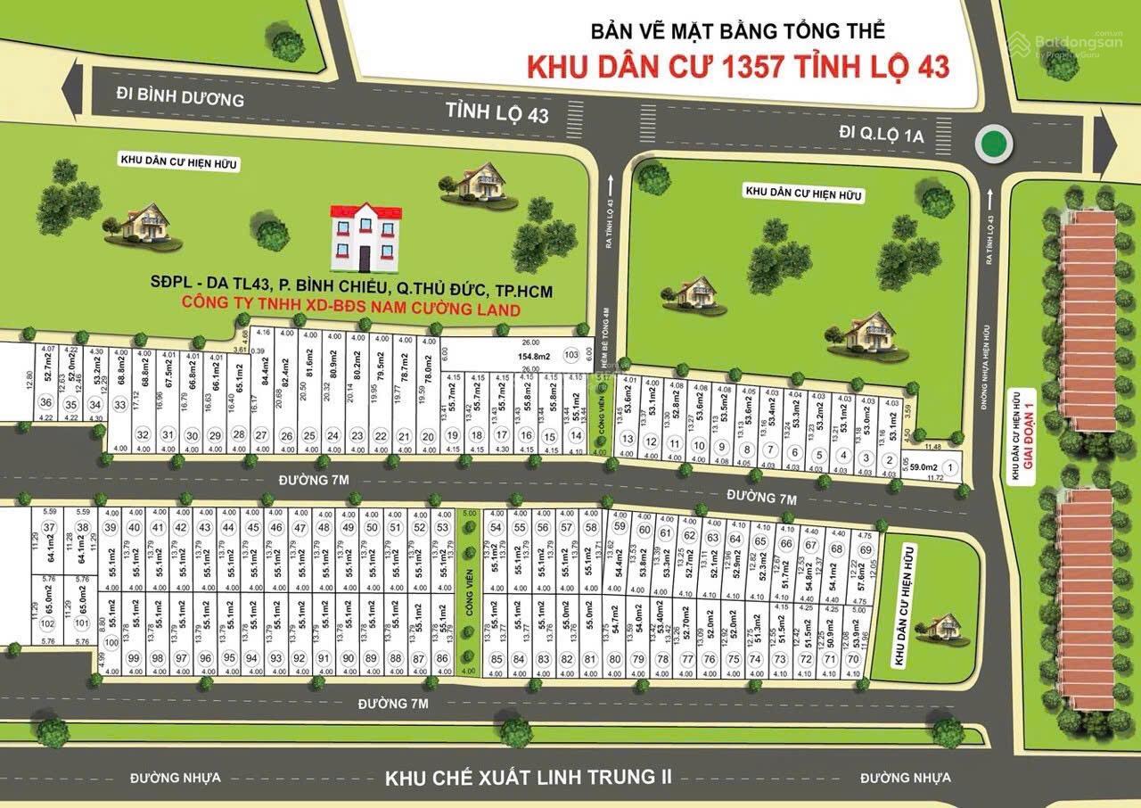 Đất nền trục chính Tỉnh Lộ 43, P. Bình Chiểu - Giá tốt, cơ hội đầu tư!