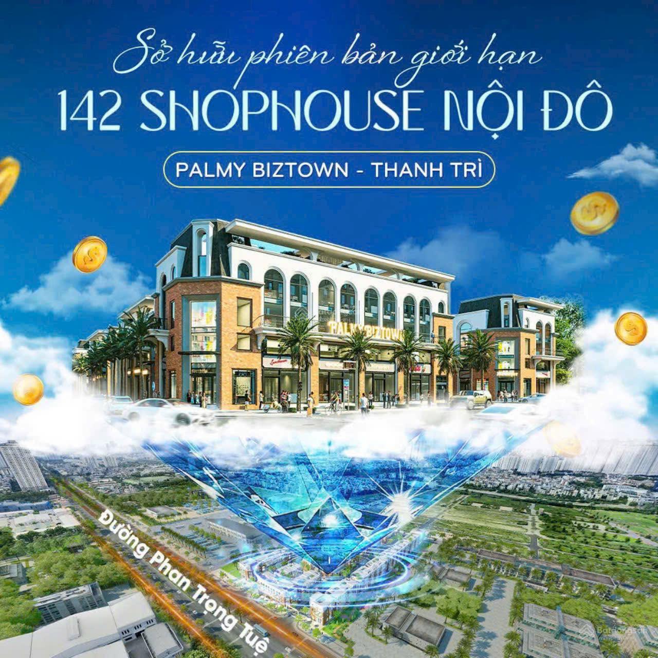 Shophouse Palmy Biztown 81m² giá 6.399 tỷ - Cơ hội đầu tư hấp dẫn!