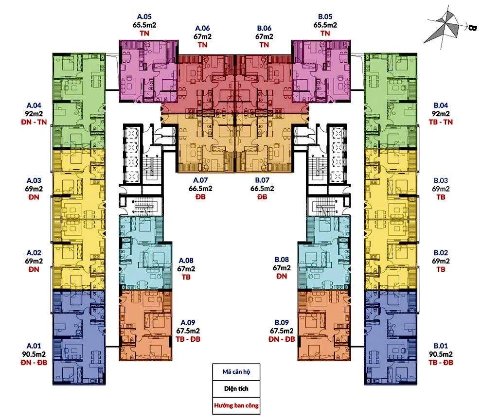 Căn hộ 2PN Athena Complex Pháp Vân 65.5m² giá tốt - Cơ hội hiếm có!
