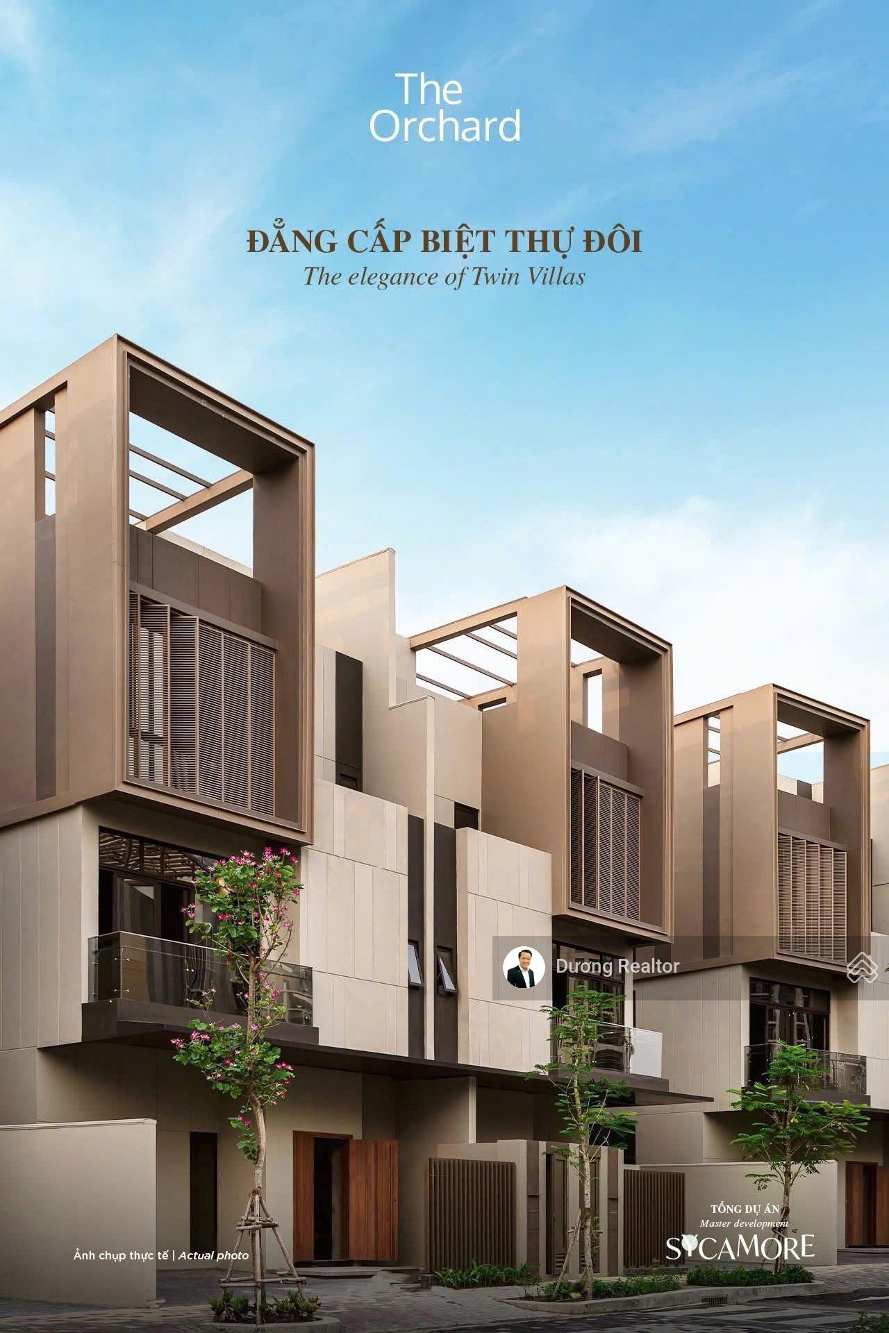 Biệt thự song lập The Orchard Sycamore 90m² giá 16 tỷ - Cơ hội đầu tư hấp dẫn!