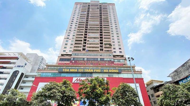 Cho thuê văn phòng 200m² tòa Sông Đà 131 Trần Phú - Vị trí vàng Hà Đông