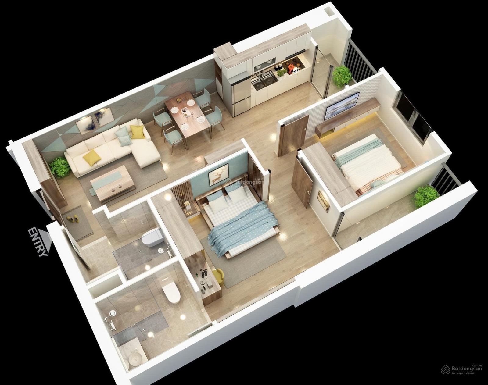 Căn hộ BID Residence 68.5m² giá 3.08 tỷ - Cơ hội hiếm có tại Hà Đông!