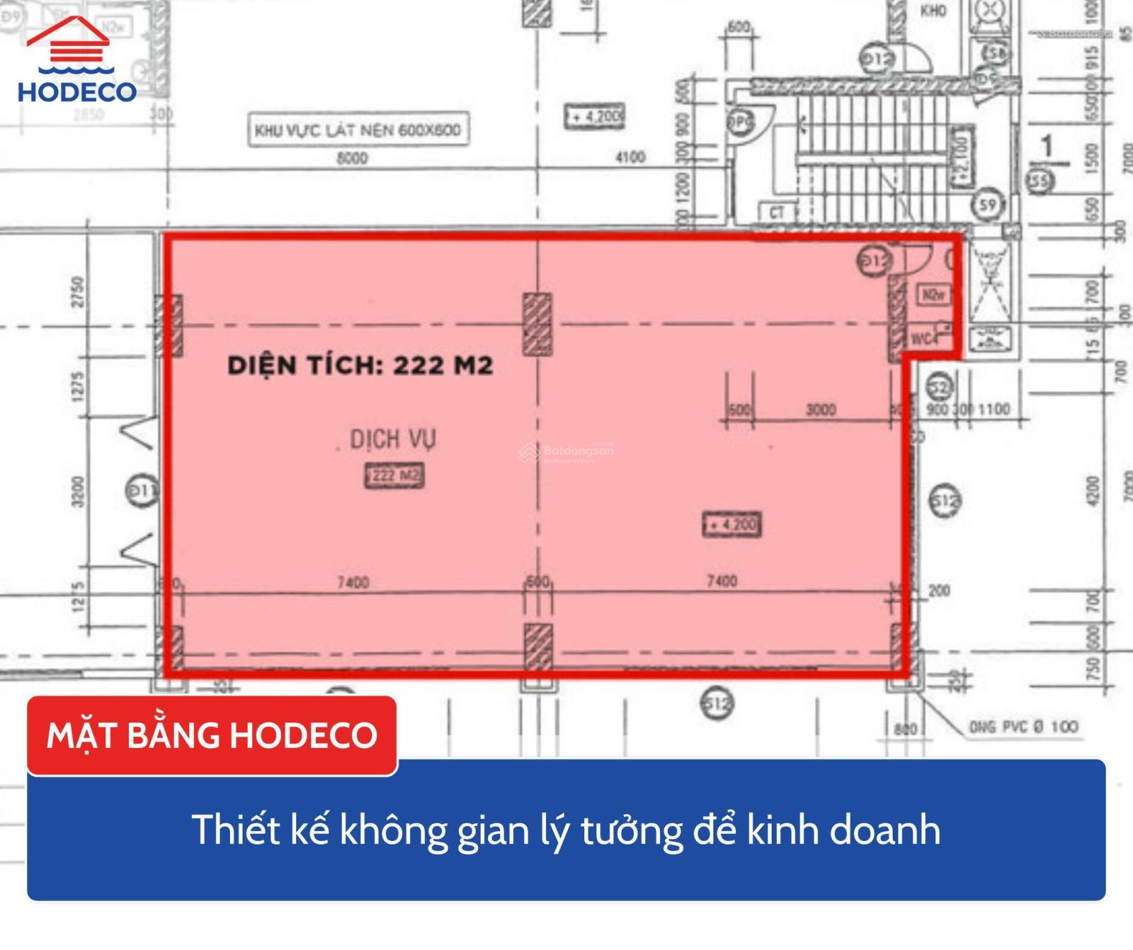 Mặt bằng 222m² chung cư Bình An - Cơ hội kinh doanh tuyệt vời